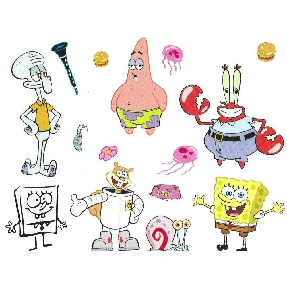 Roommates Spongebob Squarepants Wall Decal Set RMK4349SS